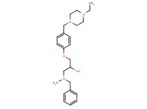 1-[benzyl(methyl)amino]-3-{4-[(4-ethylpiperazin-1-yl)methyl]phenoxy}propan-2-ol