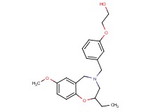 2-{3-[(2-ethyl-7-methoxy-2,3-dihydro-1,4-benzoxazepin-4(5H)-yl)methyl]phenoxy}ethanol