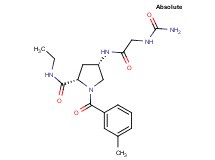(4S)-4-{[N-(aminocarbonyl)glycyl]amino}-N-ethyl-1-(3-methylbenzoyl)-L-prolinamide