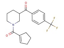 [1-(1-cyclopenten-1-ylcarbonyl)-3-piperidinyl][4-(trifluoromethyl)phenyl]methanone