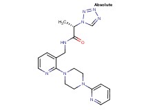 (2S)-N-{[2-(4-pyridin-2-ylpiperazin-1-yl)pyridin-3-yl]methyl}-2-(1H-tetrazol-1-yl)propanamide