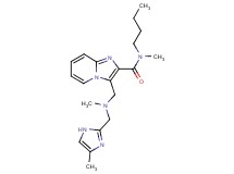 N-butyl-N-methyl-3-({methyl[(4-methyl-1H-imidazol-2-yl)methyl]amino}methyl)imidazo[1,2-a]pyridine-2-carboxamide