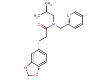 3-(1,3-benzodioxol-5-yl)-N-isobutyl-N-(pyridin-2-ylmethyl)propanamide