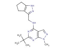 6-tert-butyl-1-methyl-N-(1,4,5,6-tetrahydrocyclopenta[c]pyrazol-3-ylmethyl)-1H-pyrazolo[3,4-d]pyrimidin-4-amine