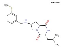(3R,7S,8aS)-3-isobutyl-7-{[3-(methylthio)benzyl]amino}hexahydropyrrolo[1,2-a]pyrazine-1,4-dione