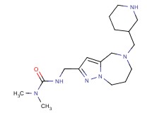 N,N-dimethyl-N'-{[5-(3-piperidinylmethyl)-5,6,7,8-tetrahydro-4H-pyrazolo[1,5-a][1,4]diazepin-2-yl]methyl}urea dihydrochloride