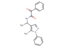 N-[1-(5-methyl-1-phenyl-1H-pyrazol-4-yl)ethyl]-2-oxo-2-phenylacetamide