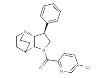 (2R*,3S*,6R*)-5-[(5-chloro-2-pyridinyl)carbonyl]-3-phenyl-1,5-diazatricyclo[5.2.2.0~2,6~]undecane