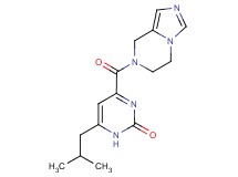 4-(5,6-dihydroimidazo[1,5-a]pyrazin-7(8H)-ylcarbonyl)-6-isobutylpyrimidin-2(1H)-one