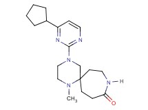 4-(4-cyclopentyl-2-pyrimidinyl)-1-methyl-1,4,9-triazaspiro[5.6]dodecan-10-one