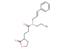3-(2-oxotetrahydrofuran-3-yl)-N-[(2E)-3-phenylprop-2-en-1-yl]-N-propylpropanamide