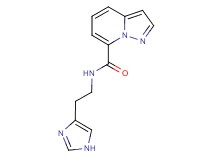 N-[2-(1H-imidazol-4-yl)ethyl]pyrazolo[1,5-a]pyridine-7-carboxamide