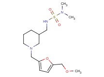 N'-[(1-{[5-(methoxymethyl)-2-furyl]methyl}-3-piperidinyl)methyl]-N,N-dimethylsulfamide