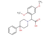 (2,5-dimethoxyphenyl)(4-hydroxy-4-phenylpiperidin-1-yl)acetic acid