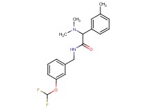 N-[3-(difluoromethoxy)benzyl]-2-(dimethylamino)-2-(3-methylphenyl)acetamide