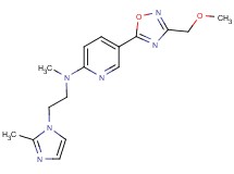 5-[3-(methoxymethyl)-1,2,4-oxadiazol-5-yl]-N-methyl-N-[2-(2-methyl-1H-imidazol-1-yl)ethyl]-2-pyridinamine