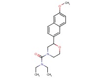 N,N-diethyl-2-(6-methoxy-2-naphthyl)morpholine-4-carboxamide