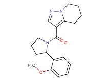 3-{[2-(2-methoxyphenyl)pyrrolidin-1-yl]carbonyl}-4,5,6,7-tetrahydropyrazolo[1,5-a]pyridine
