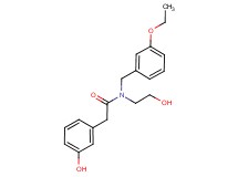 N-(3-ethoxybenzyl)-N-(2-hydroxyethyl)-2-(3-hydroxyphenyl)acetamide