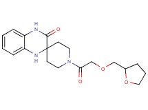 1-[(tetrahydro-2-furanylmethoxy)acetyl]-1',4'-dihydro-3'H-spiro[piperidine-4,2'-quinoxalin]-3'-one