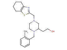 2-[1-(2-methylbenzyl)-4-(4,5,6,7-tetrahydro-1,3-benzothiazol-2-ylmethyl)-2-piperazinyl]ethanol