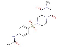 N-{4-[(8-methyl-6,9-dioxooctahydro-2H-pyrazino[1,2-a]pyrazin-2-yl)sulfonyl]phenyl}acetamide