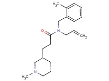 N-allyl-N-(2-methylbenzyl)-3-(1-methylpiperidin-3-yl)propanamide