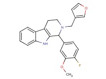1-(4-fluoro-3-methoxyphenyl)-2-(3-furylmethyl)-2,3,4,9-tetrahydro-1H-beta-carboline