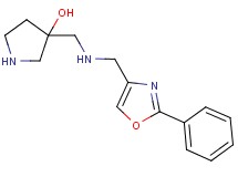 3-({[(2-phenyl-1,3-oxazol-4-yl)methyl]amino}methyl)-3-pyrrolidinol dihydrochloride