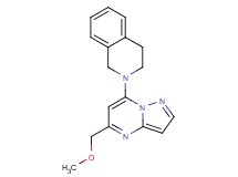 2-[5-(methoxymethyl)pyrazolo[1,5-a]pyrimidin-7-yl]-1,2,3,4-tetrahydroisoquinoline