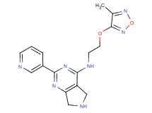 N-{2-[(4-methyl-1,2,5-oxadiazol-3-yl)oxy]ethyl}-2-pyridin-3-yl-6,7-dihydro-5H-pyrrolo[3,4-d]pyrimidin-4-amine