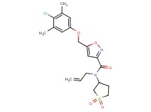 N-allyl-5-[(4-chloro-3,5-dimethylphenoxy)methyl]-N-(1,1-dioxidotetrahydro-3-thienyl)-3-isoxazolecarboxamide