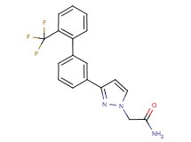 2-{3-[2'-(trifluoromethyl)-3-biphenylyl]-1H-pyrazol-1-yl}acetamide
