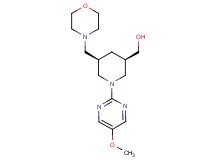 [(3R*,5R*)-1-(5-methoxy-2-pyrimidinyl)-5-(4-morpholinylmethyl)-3-piperidinyl]methanol