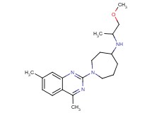 1-(4,7-dimethyl-2-quinazolinyl)-N-(2-methoxy-1-methylethyl)-4-azepanamine