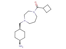 (cis-4-{[4-(cyclobutylcarbonyl)-1,4-diazepan-1-yl]methyl}cyclohexyl)amine