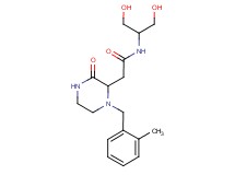 N-[2-hydroxy-1-(hydroxymethyl)ethyl]-2-[1-(2-methylbenzyl)-3-oxo-2-piperazinyl]acetamide