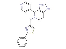 5-[(2-phenyl-1,3-thiazol-4-yl)methyl]-4-pyridin-4-yl-4,5,6,7-tetrahydro-1H-imidazo[4,5-c]pyridine