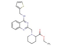 ethyl 1-({4-[(2-thienylmethyl)amino]-2-quinazolinyl}methyl)-2-piperidinecarboxylate
