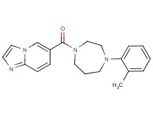 6-{[4-(2-methylphenyl)-1,4-diazepan-1-yl]carbonyl}imidazo[1,2-a]pyridine