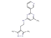 N-[2-(3,5-dimethyl-1H-pyrazol-4-yl)ethyl]-6-methyl-2-pyridin-3-ylpyrimidin-4-amine