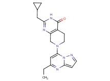 2-(cyclopropylmethyl)-7-(5-ethylpyrazolo[1,5-a]pyrimidin-7-yl)-5,6,7,8-tetrahydropyrido[3,4-d]pyrimidin-4(3H)-one