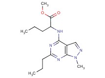 methyl N-(1-methyl-6-propyl-1H-pyrazolo[3,4-d]pyrimidin-4-yl)norvalinate