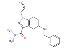 1-allyl-5-(benzylamino)-N,N-dimethyl-4,5,6,7-tetrahydro-1H-indazole-3-carboxamide