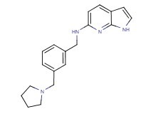 N-[3-(pyrrolidin-1-ylmethyl)benzyl]-1H-pyrrolo[2,3-b]pyridin-6-amine