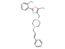 1-{[5-methyl-2-(2-methylphenyl)-1,3-oxazol-4-yl]methyl}-4-[(2E)-3-phenyl-2-propen-1-yl]piperazine