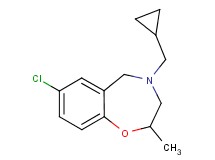 7-chloro-4-(cyclopropylmethyl)-2-methyl-2,3,4,5-tetrahydro-1,4-benzoxazepine