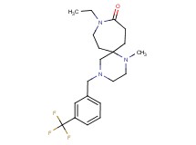 9-ethyl-1-methyl-4-[3-(trifluoromethyl)benzyl]-1,4,9-triazaspiro[5.6]dodecan-10-one