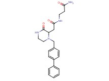 N~3~-{[1-(4-biphenylylmethyl)-3-oxo-2-piperazinyl]acetyl}-beta-alaninamide