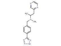 N-methyl-1-pyrazin-2-yl-N-[4-(2H-tetrazol-5-yl)benzyl]propan-2-amine